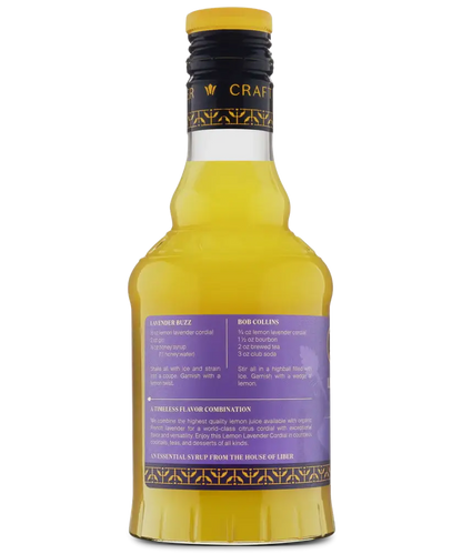 Lavender and lemon cordial: 750 mL